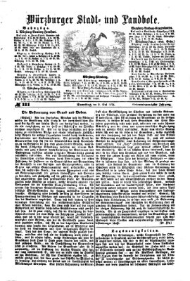 Würzburger Stadt- und Landbote Samstag 9. Mai 1874