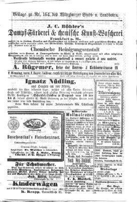 Würzburger Stadt- und Landbote Samstag 11. Juli 1874