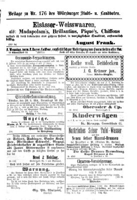 Würzburger Stadt- und Landbote Samstag 25. Juli 1874