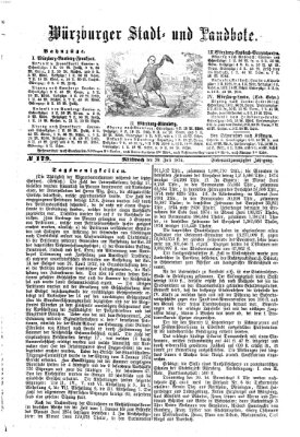 Würzburger Stadt- und Landbote Mittwoch 29. Juli 1874