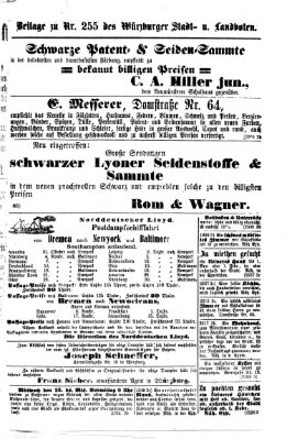 Würzburger Stadt- und Landbote Montag 26. Oktober 1874
