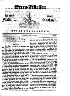 Extra-Felleisen (Würzburger Stadt- und Landbote) Dienstag 12. Mai 1874