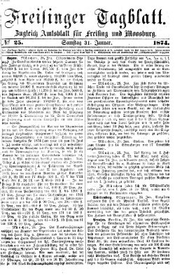 Freisinger Tagblatt (Freisinger Wochenblatt) Samstag 31. Januar 1874