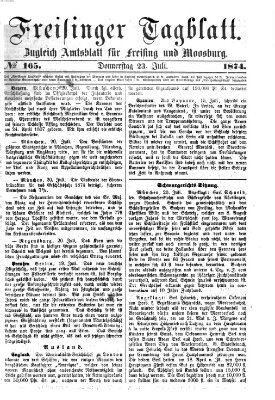 Freisinger Tagblatt (Freisinger Wochenblatt) Donnerstag 23. Juli 1874