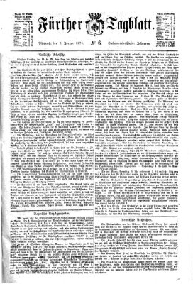 Fürther Tagblatt Mittwoch 7. Januar 1874