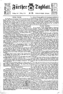 Fürther Tagblatt Dienstag 3. März 1874