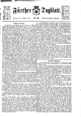 Fürther Tagblatt Sonntag 8. März 1874