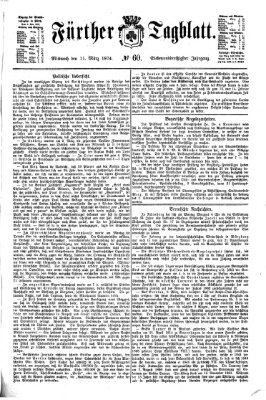 Fürther Tagblatt Mittwoch 11. März 1874