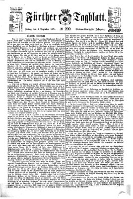 Fürther Tagblatt Freitag 4. Dezember 1874