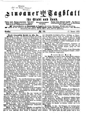 Lindauer Tagblatt für Stadt und Land Samstag 17. Januar 1874