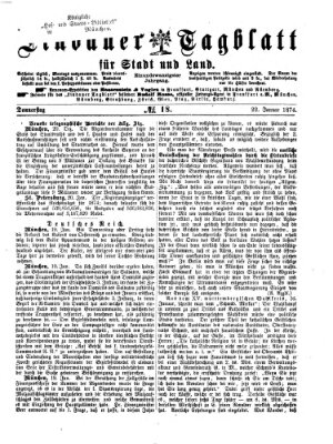Lindauer Tagblatt für Stadt und Land Donnerstag 22. Januar 1874