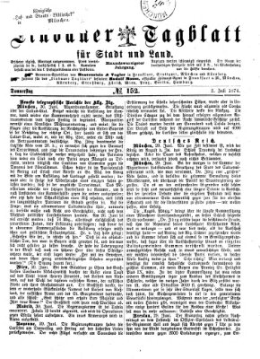 Lindauer Tagblatt für Stadt und Land Donnerstag 2. Juli 1874
