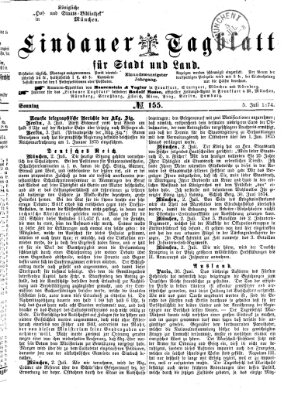 Lindauer Tagblatt für Stadt und Land Sonntag 5. Juli 1874