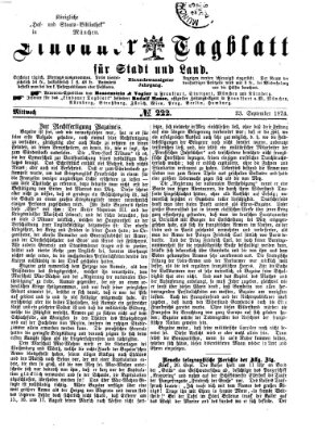 Lindauer Tagblatt für Stadt und Land Mittwoch 23. September 1874