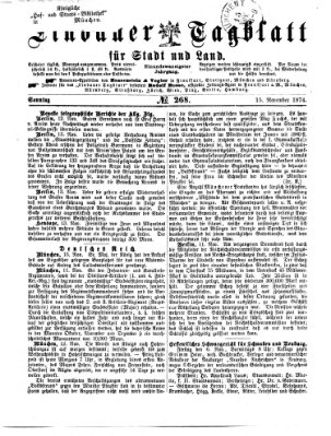 Lindauer Tagblatt für Stadt und Land Sonntag 15. November 1874