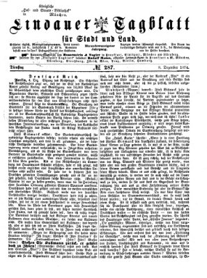Lindauer Tagblatt für Stadt und Land Dienstag 8. Dezember 1874
