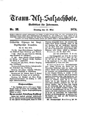 Traun-Alz-Salzachbote Dienstag 12. Mai 1874