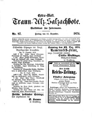 Traun-Alz-Salzachbote Freitag 11. Dezember 1874