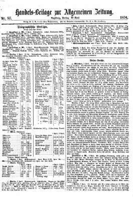 Allgemeine Zeitung Freitag 10. April 1874