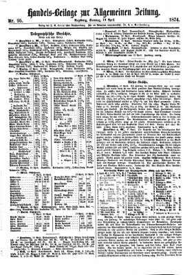 Allgemeine Zeitung Sonntag 19. April 1874