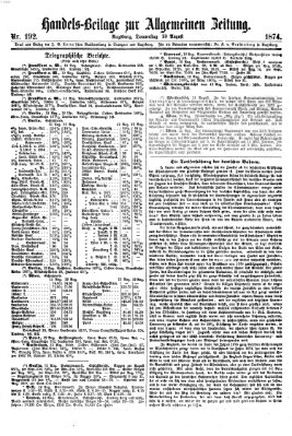 Allgemeine Zeitung Donnerstag 13. August 1874