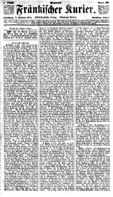 Fränkischer Kurier Samstag 7. Februar 1874