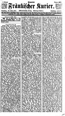 Fränkischer Kurier Samstag 14. März 1874