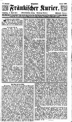 Fränkischer Kurier Mittwoch 1. April 1874