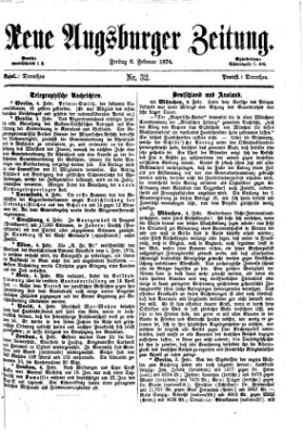 Neue Augsburger Zeitung Freitag 6. Februar 1874
