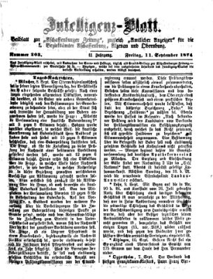 Aschaffenburger Zeitung Freitag 11. September 1874