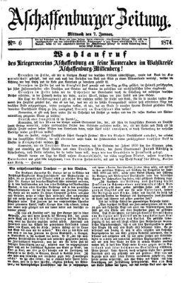 Aschaffenburger Zeitung Mittwoch 7. Januar 1874