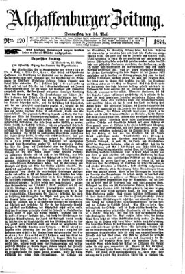 Aschaffenburger Zeitung Donnerstag 14. Mai 1874