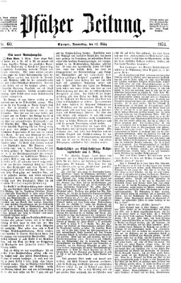 Pfälzer Zeitung Donnerstag 12. März 1874