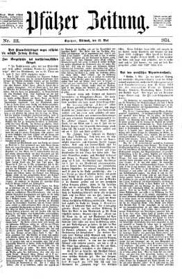 Pfälzer Zeitung Mittwoch 13. Mai 1874