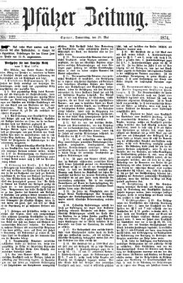 Pfälzer Zeitung Donnerstag 28. Mai 1874