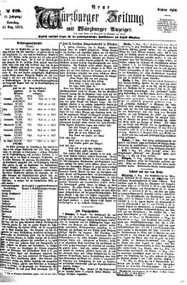 Neue Würzburger Zeitung Montag 10. August 1874