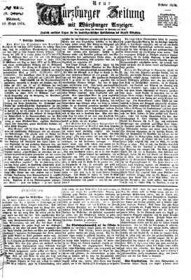 Neue Würzburger Zeitung Mittwoch 16. September 1874