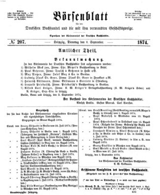Börsenblatt für den deutschen Buchhandel Dienstag 8. September 1874