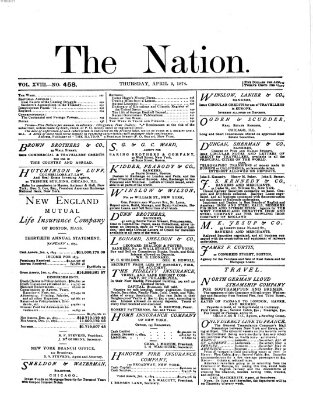 The nation Donnerstag 9. April 1874
