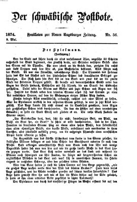 Der schwäbische Postbote (Neue Augsburger Zeitung) Samstag 9. Mai 1874