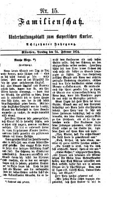 Familienschatz (Bayerischer Kurier) Dienstag 24. Februar 1874