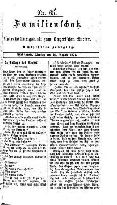 Familienschatz (Bayerischer Kurier) Dienstag 18. August 1874