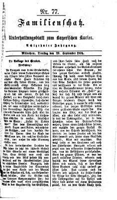 Familienschatz (Bayerischer Kurier) Dienstag 29. September 1874