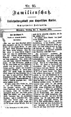 Familienschatz (Bayerischer Kurier) Dienstag 1. Dezember 1874