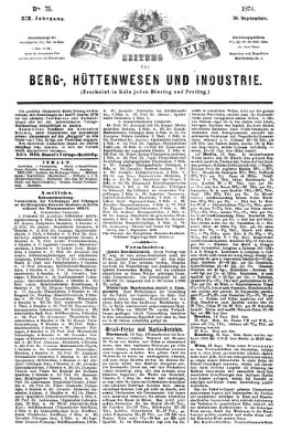 Der Berggeist Freitag 18. September 1874