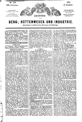 Der Berggeist Freitag 25. Dezember 1874