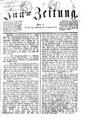 Inn-Zeitung Sonntag 31. Januar 1875