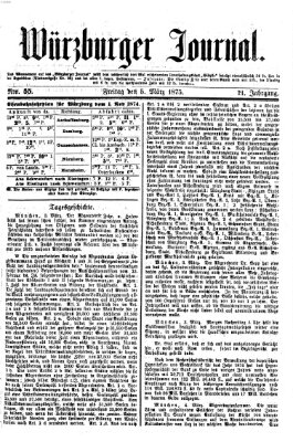 Würzburger Journal Freitag 5. März 1875