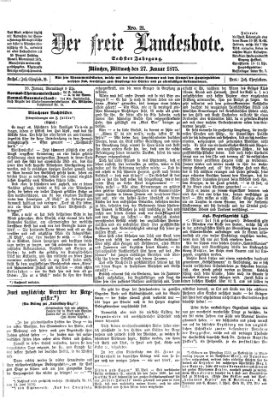 Der freie Landesbote Mittwoch 27. Januar 1875