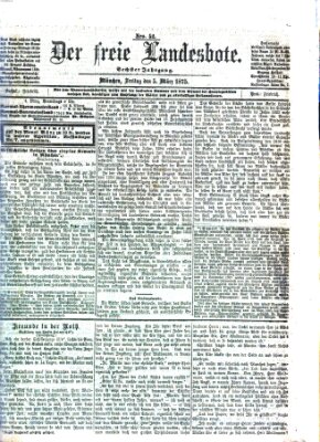 Der freie Landesbote Freitag 5. März 1875